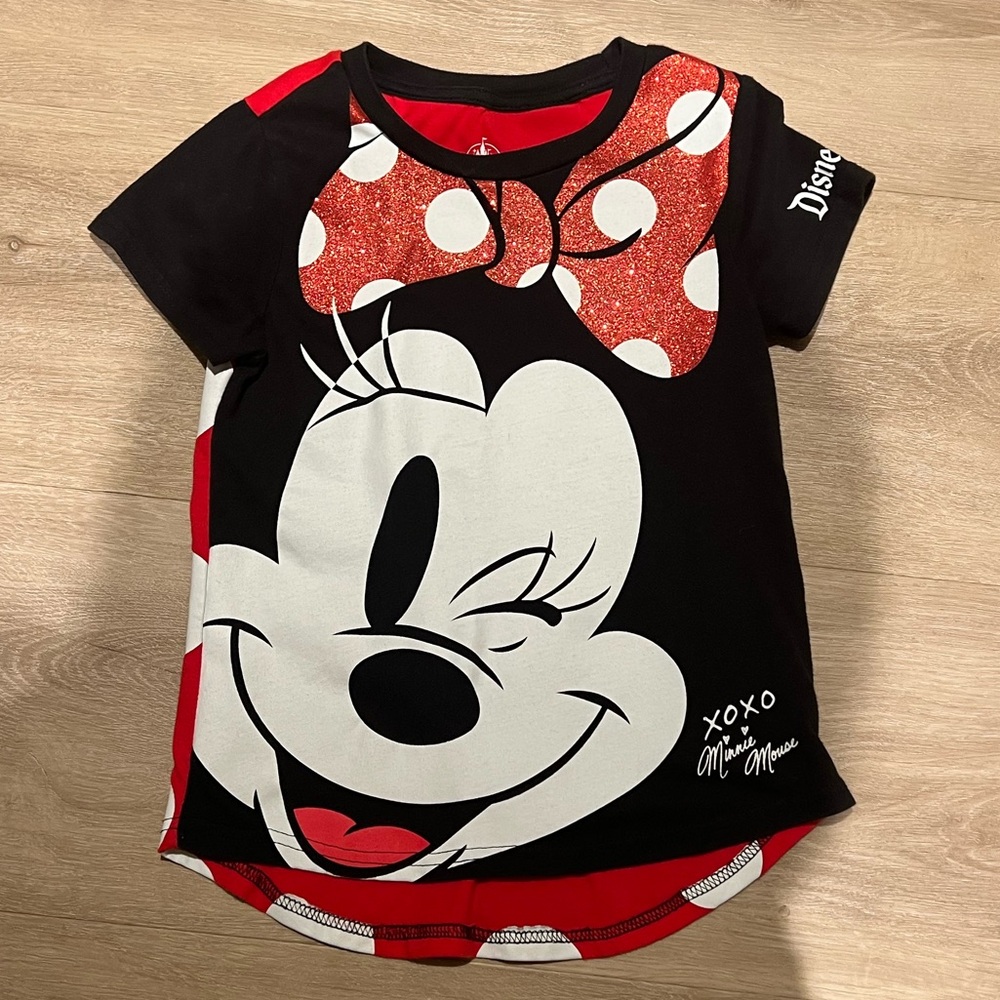 Minnie Mouse Disneyland tee shirt girls size Medium